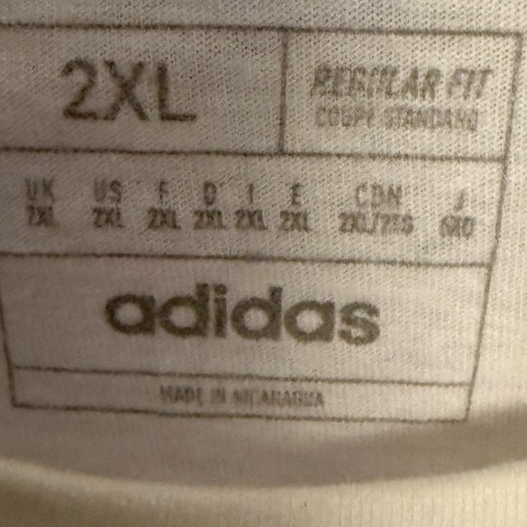 Adidas Love Unites New York Pride t-shirt in white cotton jersey men’s size 2XL - Picture 4 of 4